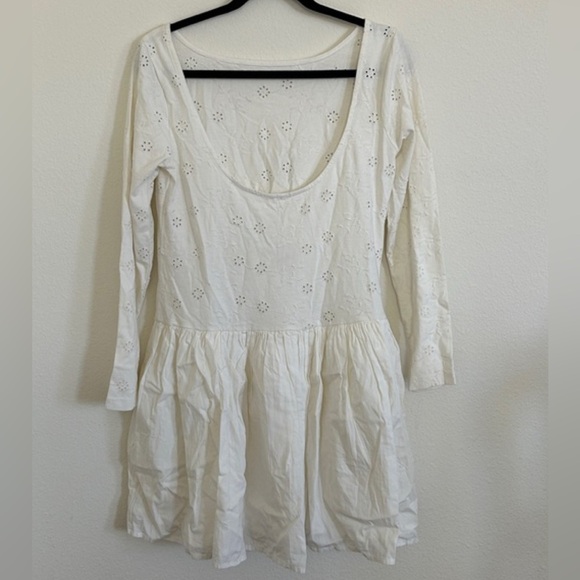 NWT Free People Surley Mini Dress Heron Blue MSRP $148 - Picture 6 of 8